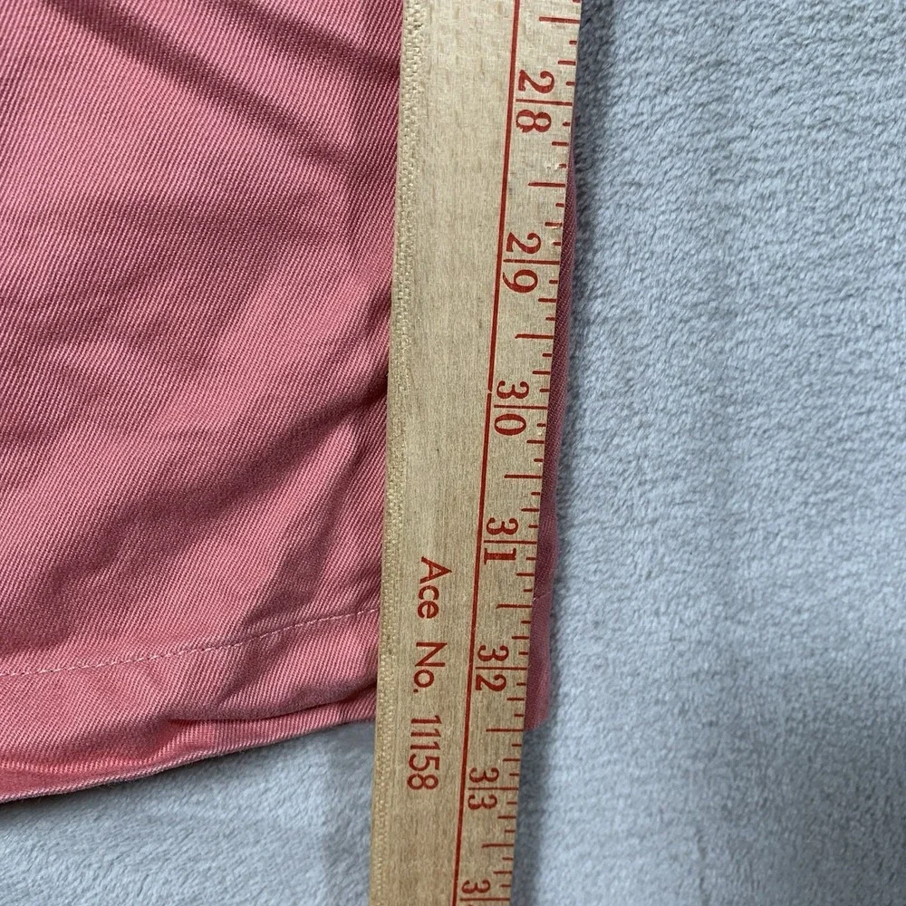 Vineyard Vines Club Pant 34X34* Pink Salmon Flat Front Straight Leg Chino Cotton